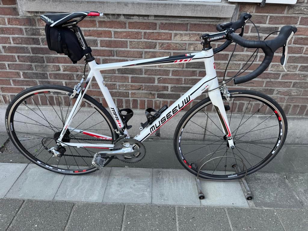 Koersfiets Museeuw, Fietsen en Brommers, 10 tot 15 versnellingen, Heren, Aluminium, Zo goed als nieuw