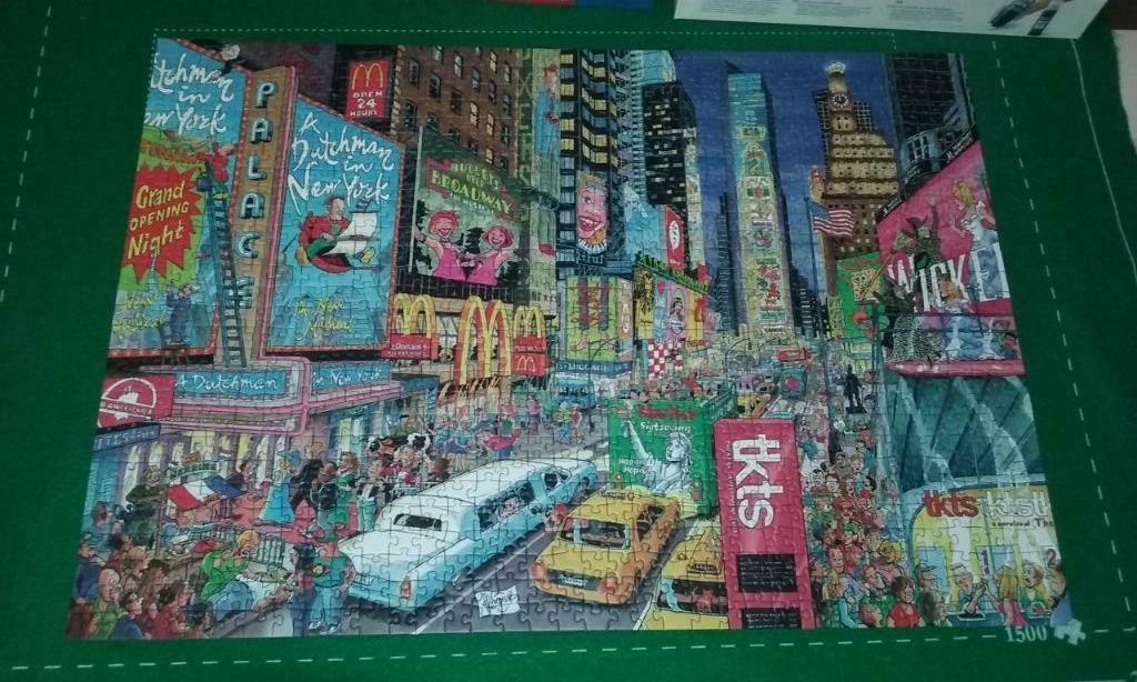 Fleroux New York puzzel, Ophalen, Meer dan 50 stukjes, Zo goed als nieuw, 6 jaar of ouder