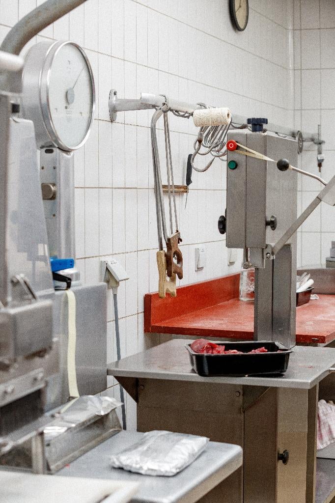 Prachtige Vintage Bizerba Sauter Weegschaal (1972), Ophalen, Gebruikt, 100 kg of meer, Hangweegschaal