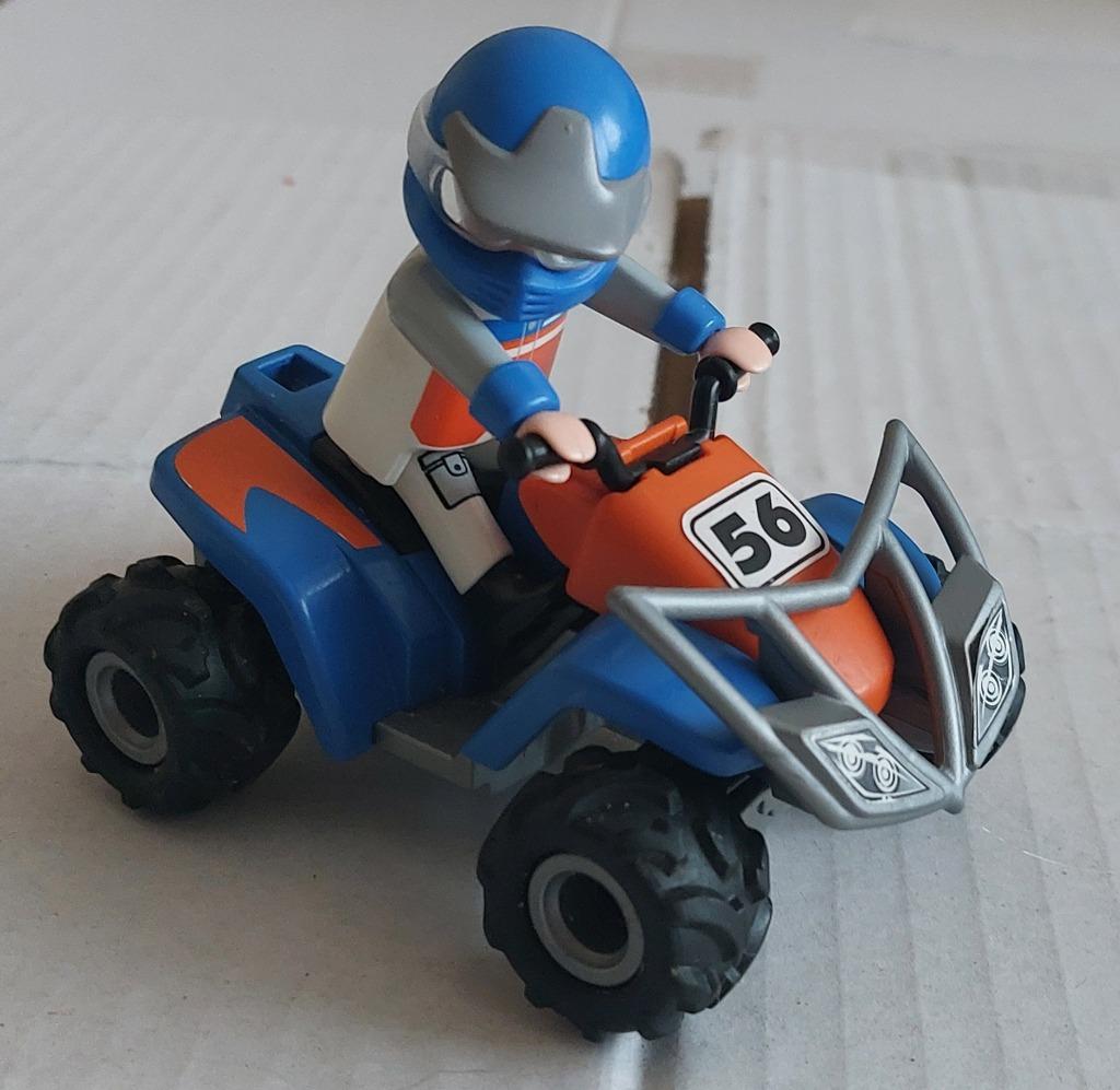 Playmobil 4229 - Cross Quad Bleu, Enlèvement ou Envoi, Utilisé, Ensemble complet