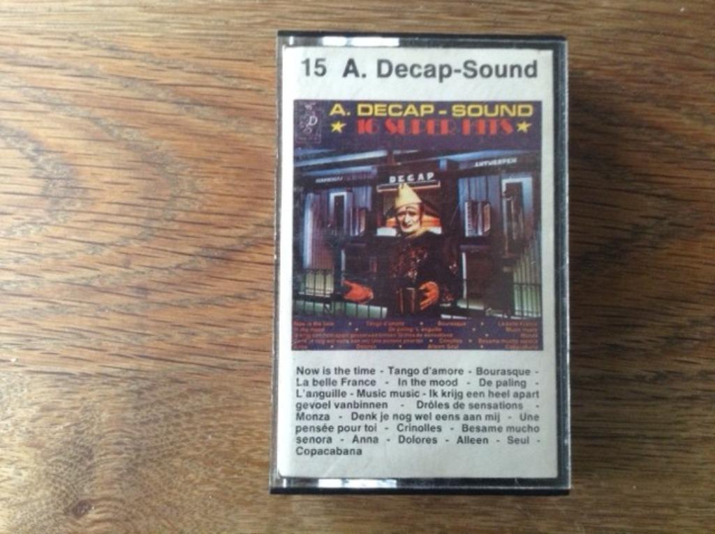 muziekcassette decap organ antwerp, Ophalen of Verzenden, Overige genres, 1 bandje, Origineel