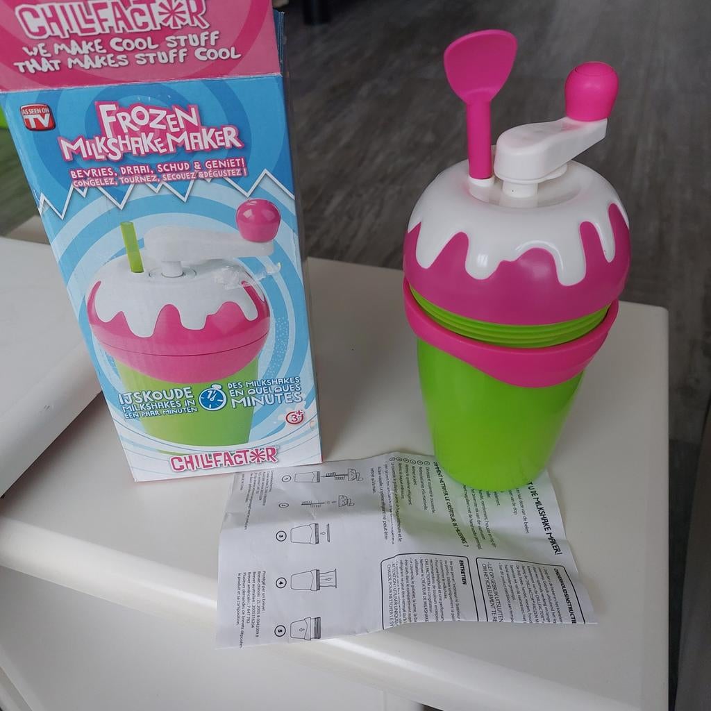 Milkshake maker van het Tele Toys Shop. Kleur groen/roze, Ophalen