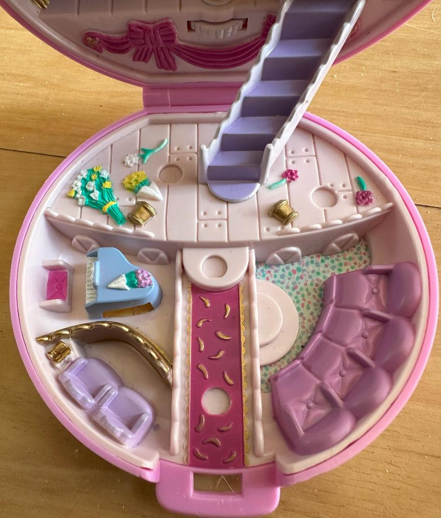 POLLY POCKET Ballerina vintage Bluebird uit 1993, Ophalen of Verzenden, Gebruikt
