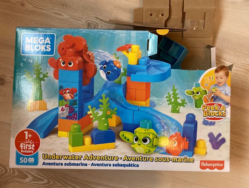 Mega blocks fisher price onder water, Kinderen en Baby's, Speelgoed | Fisher-Price, Ophalen, Zo goed als nieuw