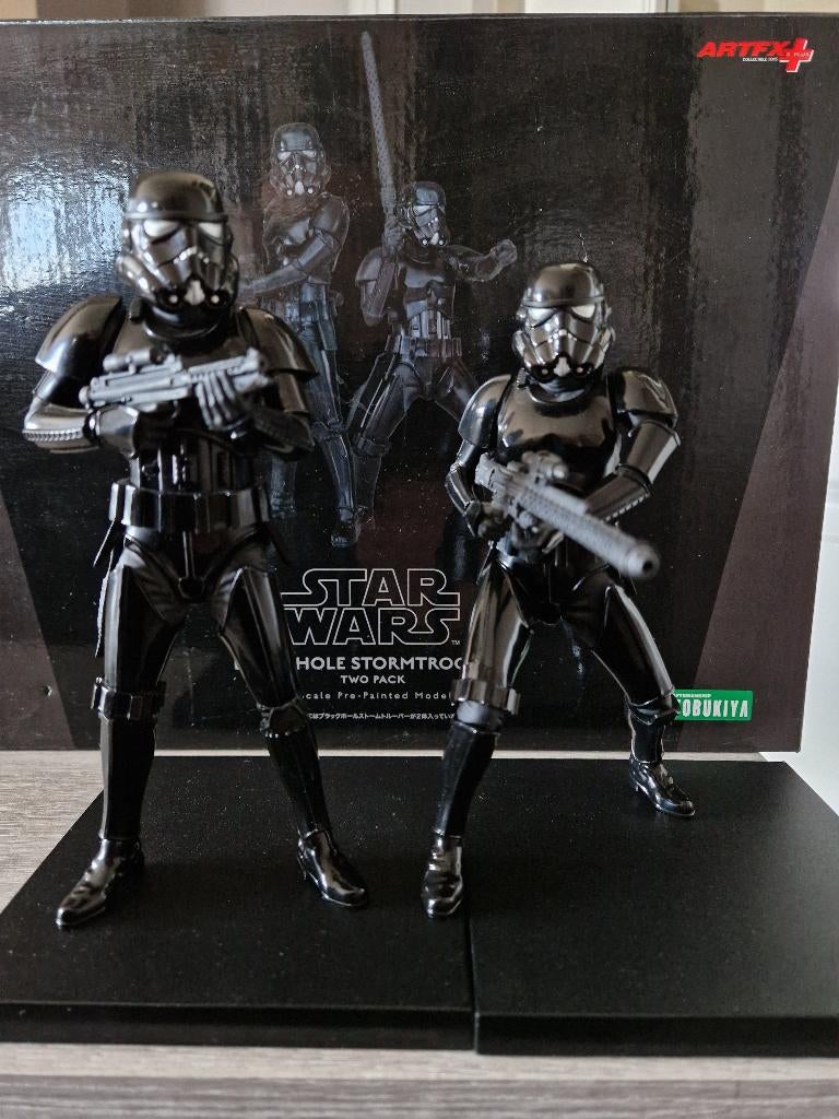 Star Wars Kotobukiya Blackhole Stormtrooper Two Pack Artfx+, Verzamelen, Star Wars, Zo goed als nieuw, Actiefiguurtje, Verzenden