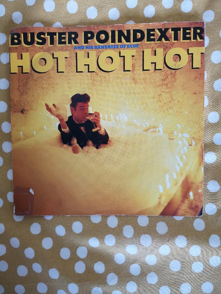 singel buster poindexter hot-hot-hot (port gratis belgie), Ophalen of Verzenden, Gebruikt, 7 inch, R&B en Soul