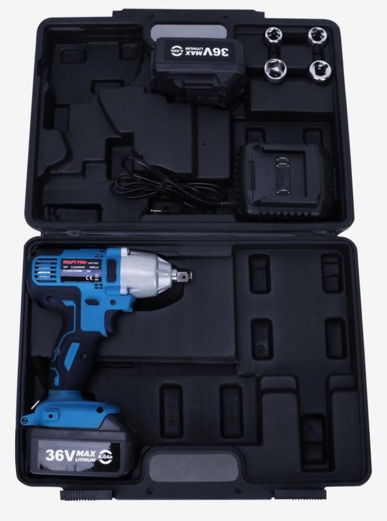 Slagmoersleutel 36v 2x accu Nieuwe!!!, Ophalen of Verzenden, Nieuw