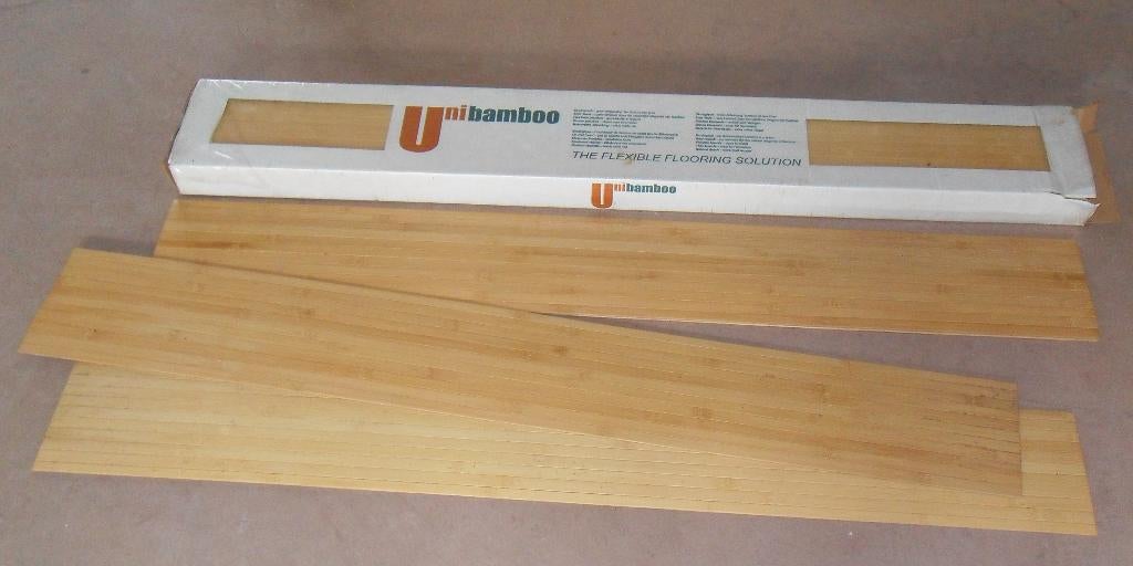 PARQUET NATUREL en BAMBOU / Plus de 3m2, Enlèvement, Comme neuf, Moins de 10 m², Parquet