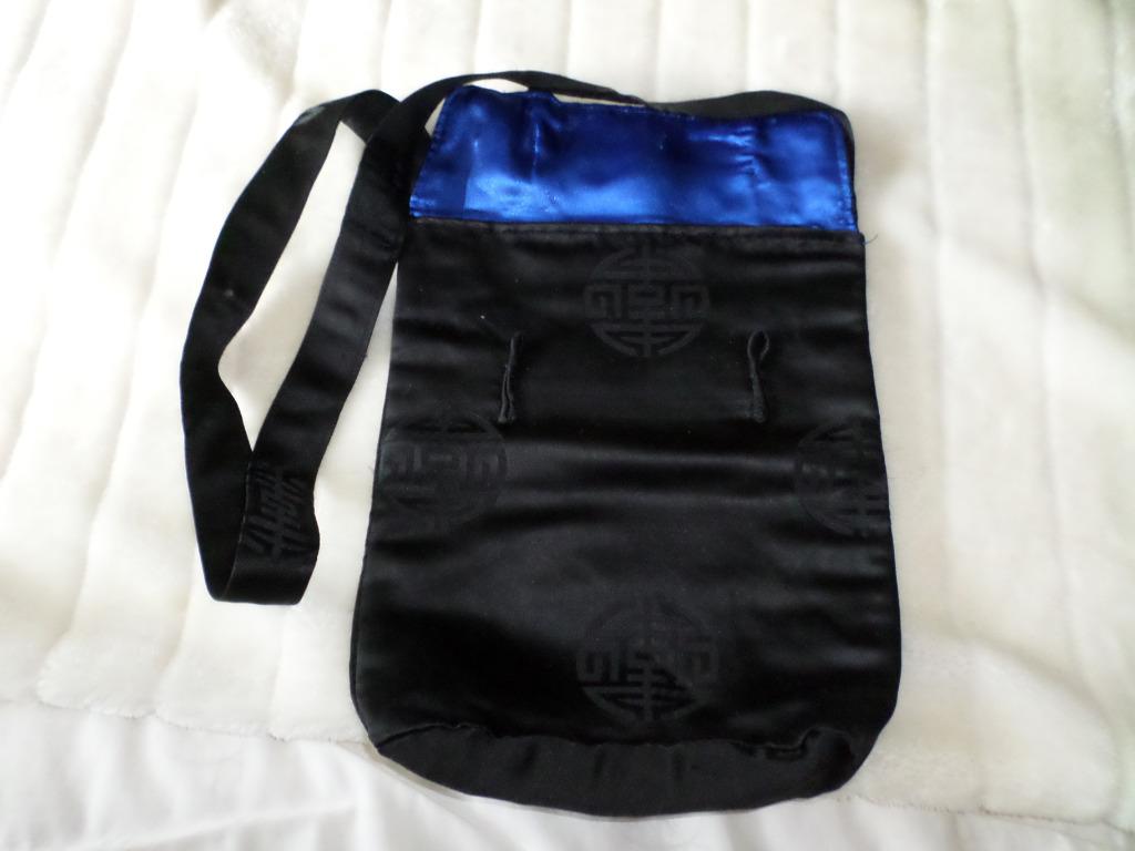 sac  style chinois, Ophalen of Verzenden, Zo goed als nieuw, Blauw, Avondtasje