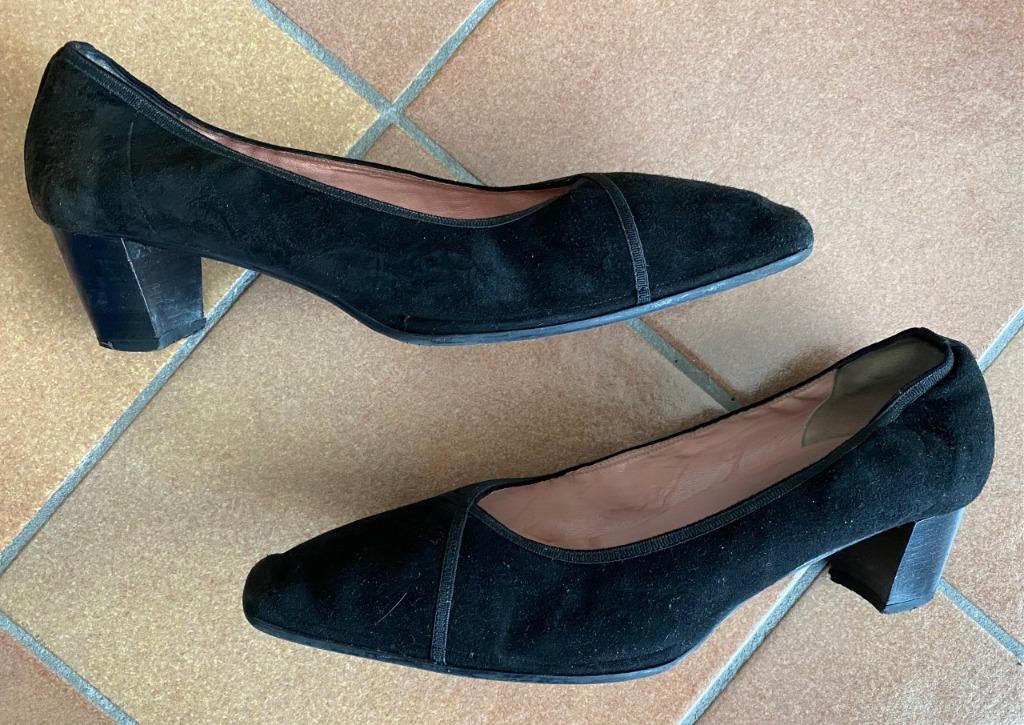 Zwarte vintage pumps Parlanti maat 39, Escarpins, Parlanti, Porté, Noir