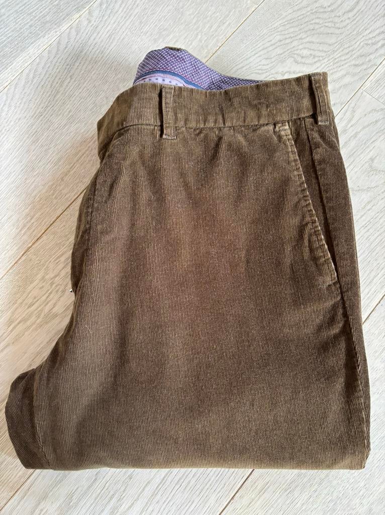 Bruine fluwelen broek Bugatti maat 54, Bugatti, Enlèvement ou Envoi, Taille 52/54 (L), Brun
