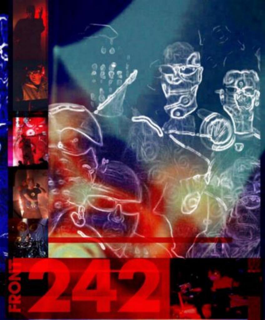 FRONT 242 OFFICIAL PROMO POSTER " MOMENTS " (NON PLIE), Neuf, Rectangulaire horizontal, A1 jusqu'à A3, Musique