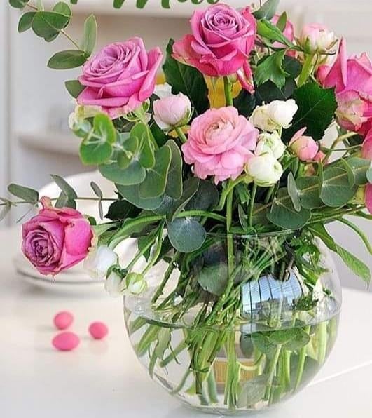 2x vases boules verre transparent déco mariage Noël, Enlèvement, Comme neuf, Verre