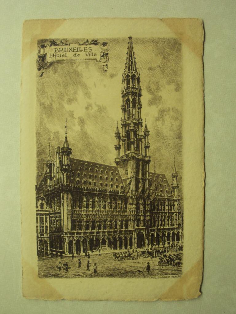 53180 - BRUXELLES - L'HOTEL DE VILLE -ZIE 2 FOTO'S, Envoi