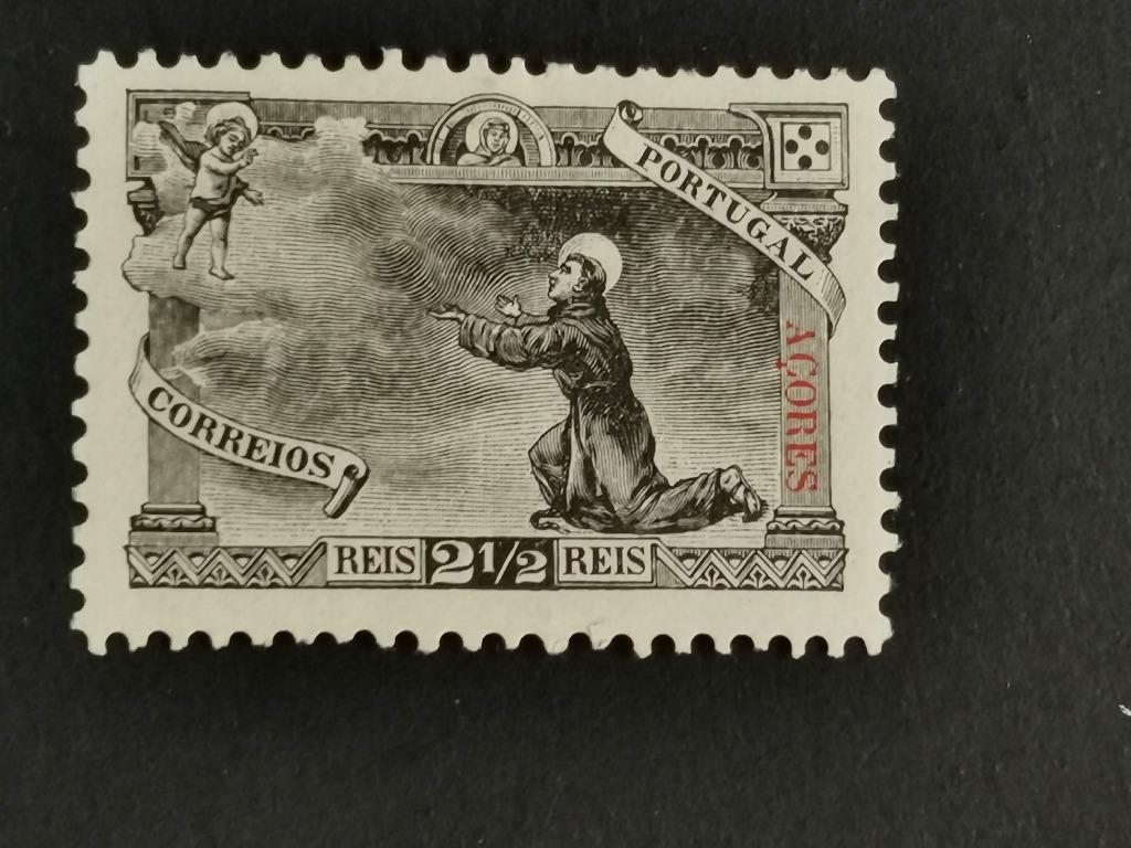 Açores 1895 - Saint Antoine de Padoue *, Enlèvement ou Envoi, Portugal, Non oblitéré