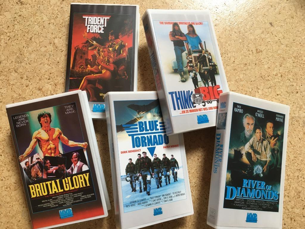 5 VHS cassettes : serie HVP, À partir de 16 ans, Enlèvement ou Envoi, Comme neuf, Cinéma indépendant