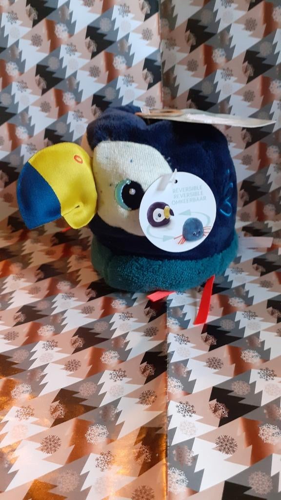 Peluche réversible deux en un neuf, Enlèvement ou Envoi, Neuf