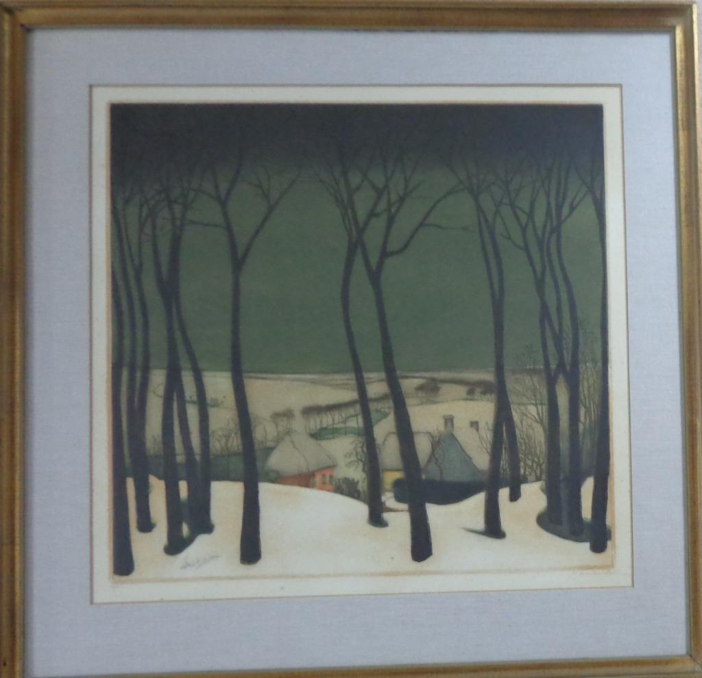 VALERIUS DE SAEDELEER / GRANDS ARBRES / KLEURETS / 80x80cm, Antiquités & Art, Enlèvement