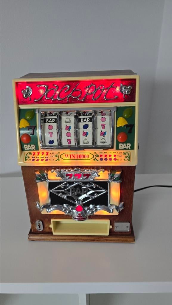 Jackpot model is radio-cassettespeler, met verlichting, Ophalen of Verzenden