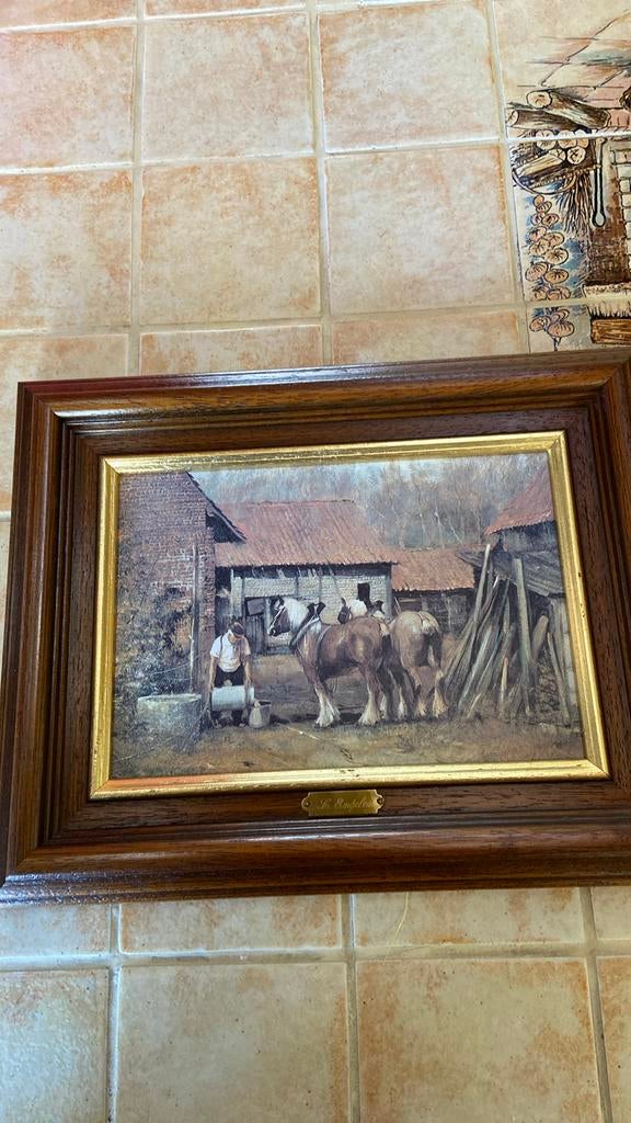 Ancien tableau, Ophalen