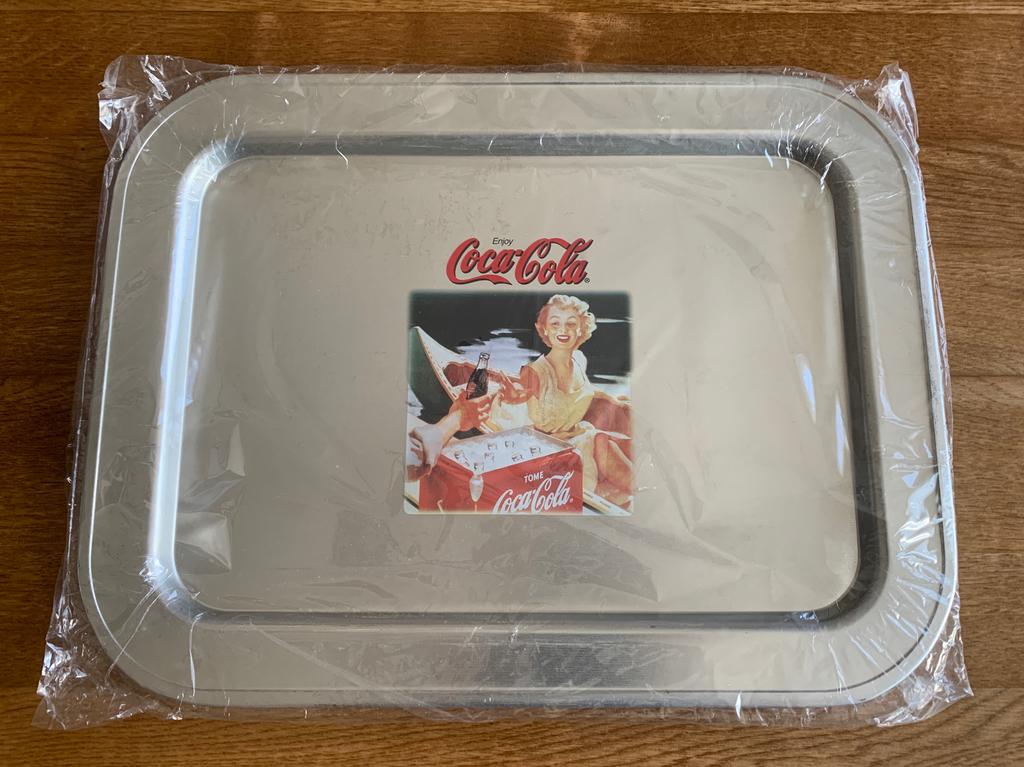 Vintage Coca-Cola Coca-Cola rechthoekig dienblad, Verzamelen, Merken en Reclamevoorwerpen, Nieuw, Gebruiksvoorwerp, Ophalen of Verzenden