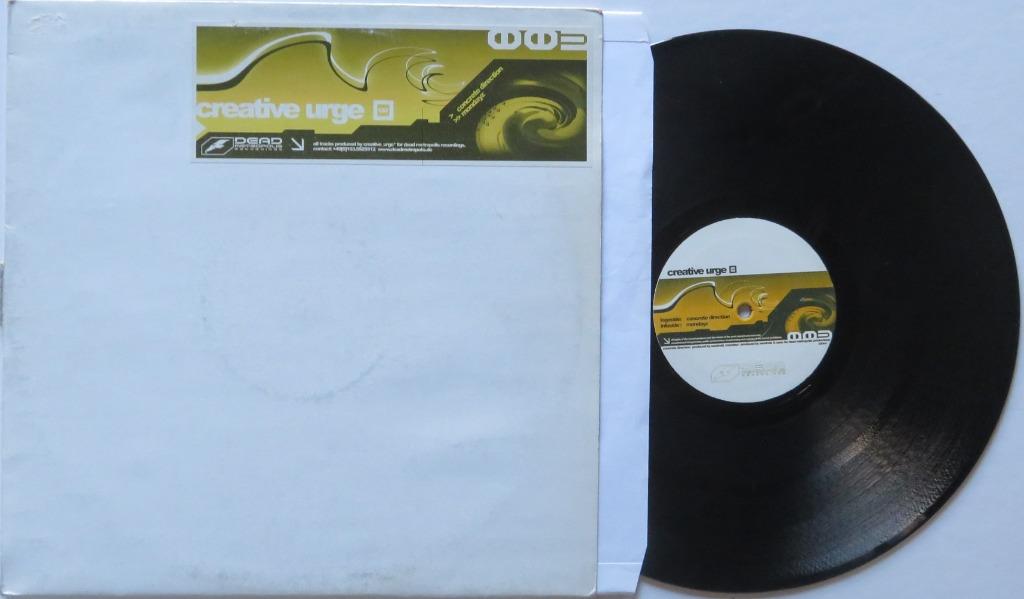 Creative Urge - Concrete direction. Maxi, Cd's en Dvd's, Vinyl | Dance en House, Ophalen of Verzenden, Gebruikt, 12 inch, Drum and bass