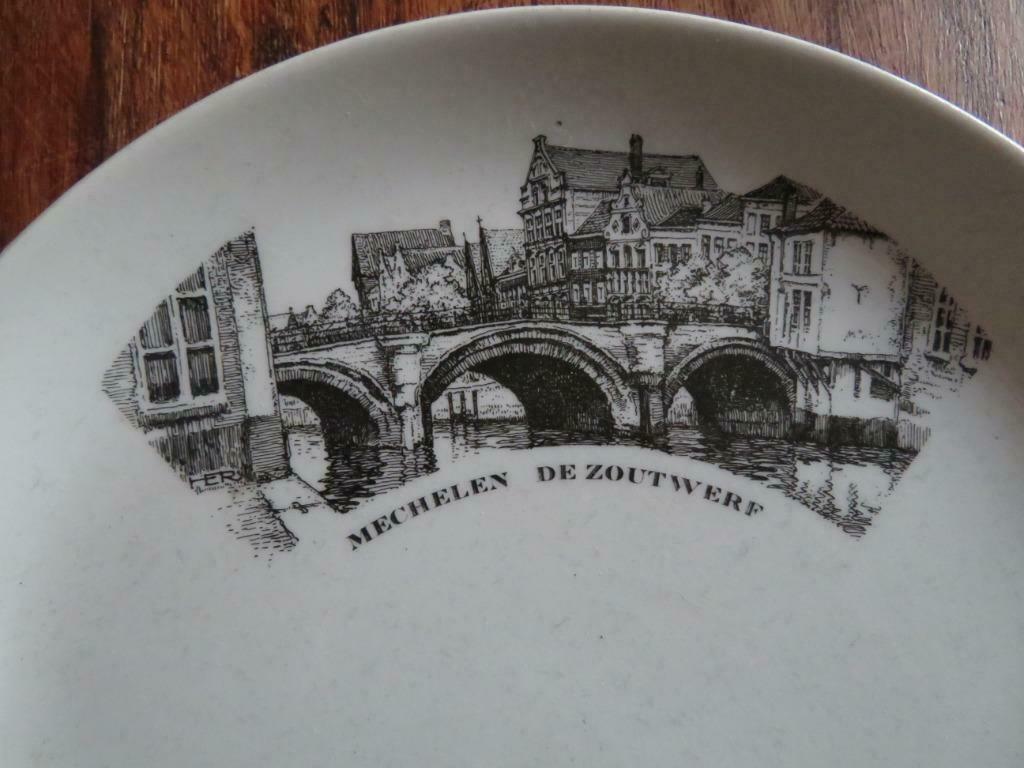 Bordje Mechelen De Zoutwerf, Antiek en Kunst, Curiosa en Brocante, Ophalen of Verzenden