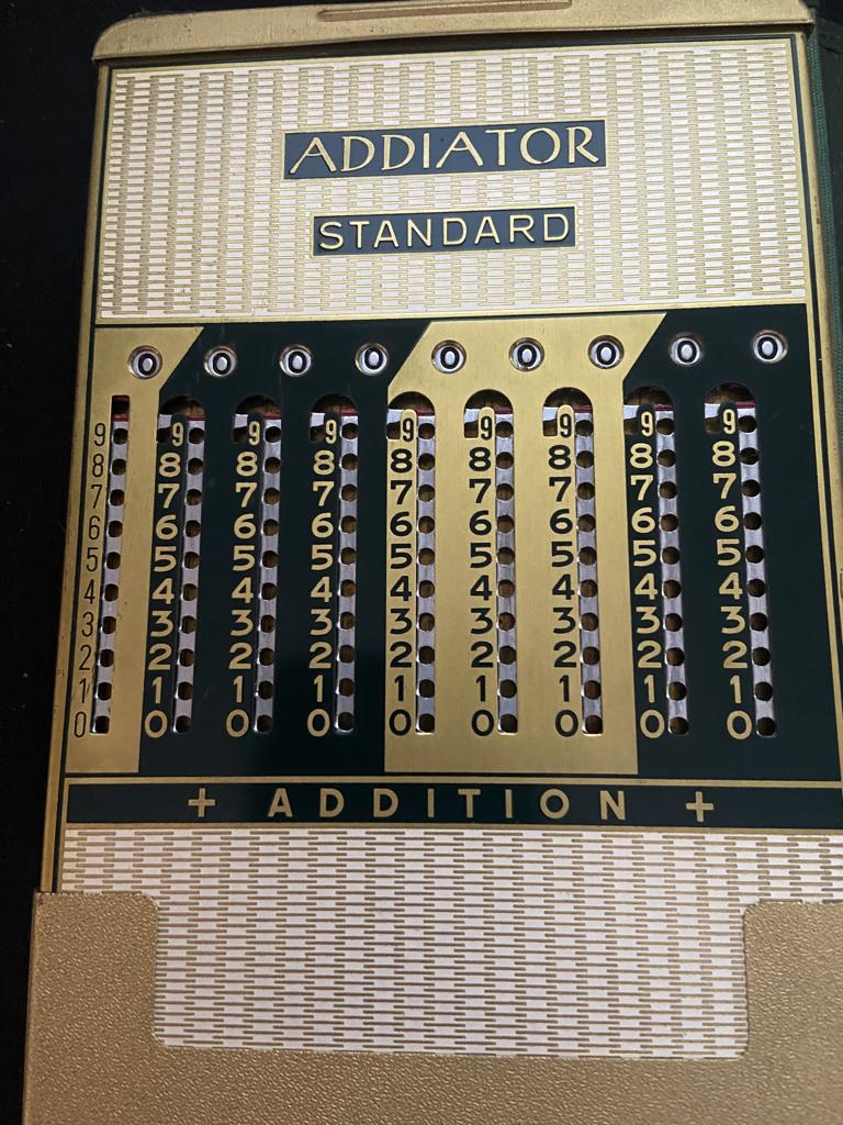ADDIATOR: additionneuse à crosses, Enlèvement, Comme neuf