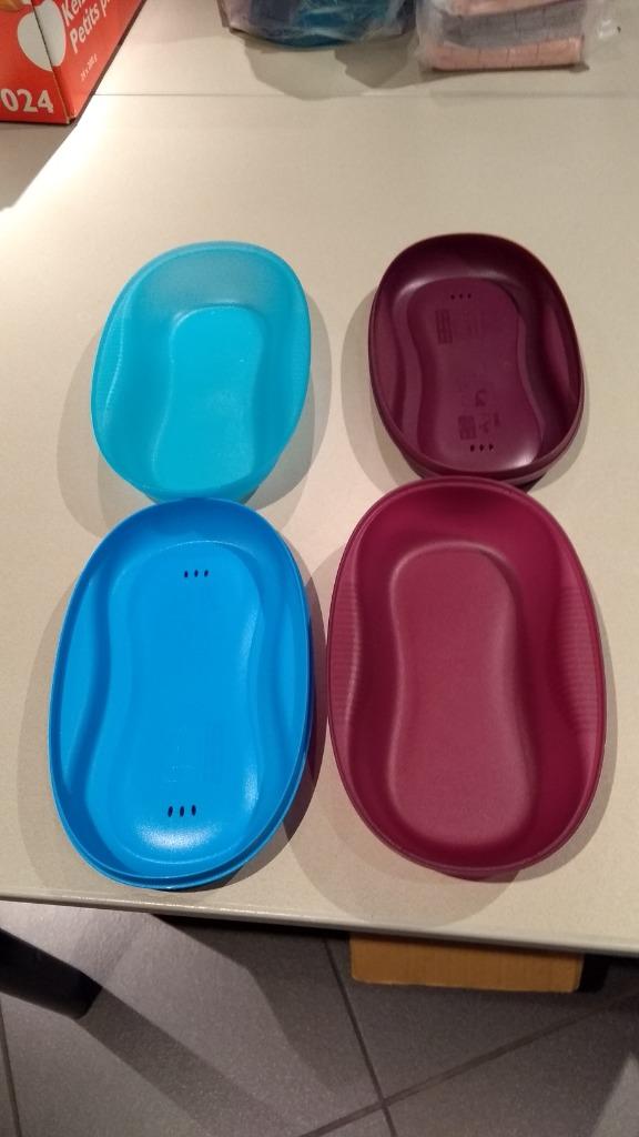 Tupperware Omelet Party blauw / purper ex demo, Huis en Inrichting, Keuken | Tupperware, Ophalen of Verzenden, Zo goed als nieuw