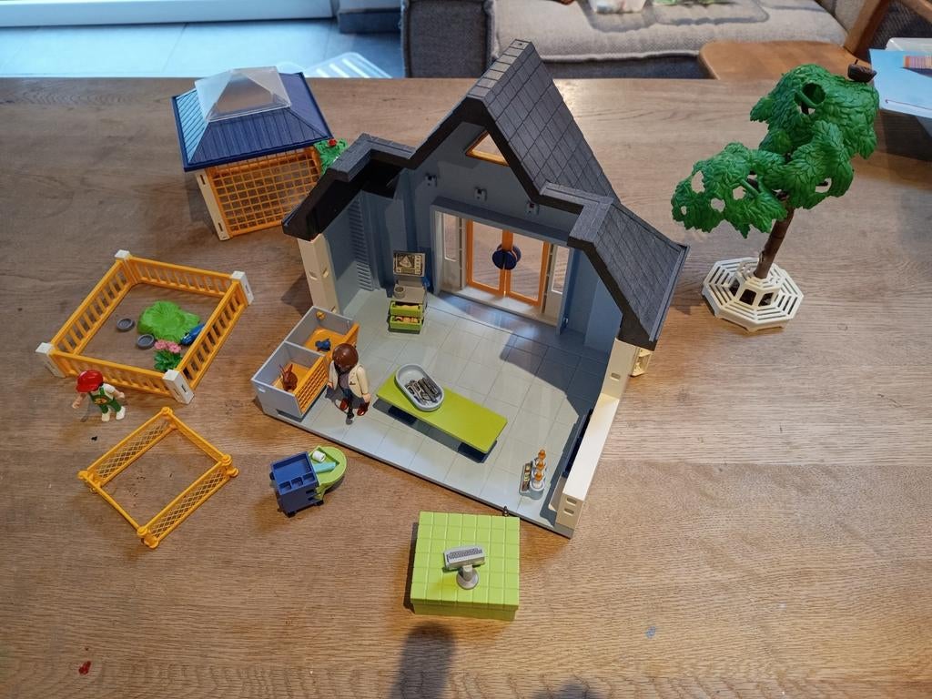 Playmobil dierenkliniek 4343, Ophalen of Verzenden, Gebruikt