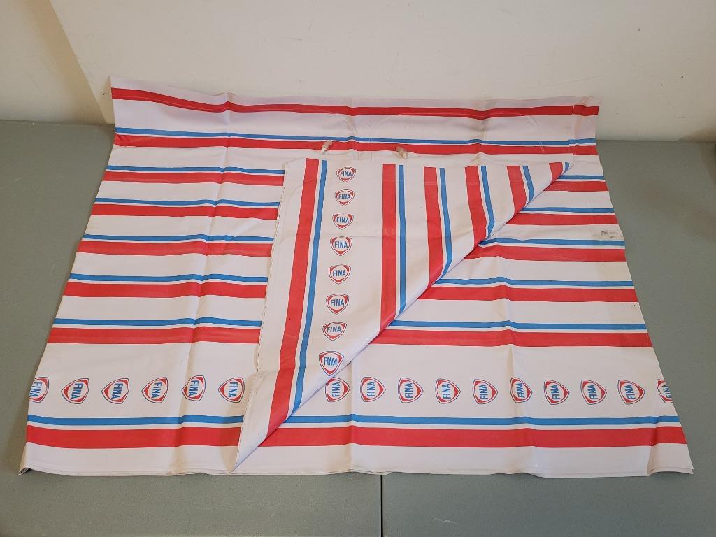 FINA vintage opblaasbaar matras met reclame, Verzamelen, Merken en Reclamevoorwerpen, Ophalen of Verzenden, Gebruikt, Overige typen