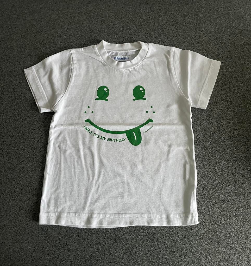 Verjaardag t-shirt Filou & Friends - 4 jaar, Ophalen of Verzenden, Zo goed als nieuw, Jongen of Meisje, Shirt of Longsleeve