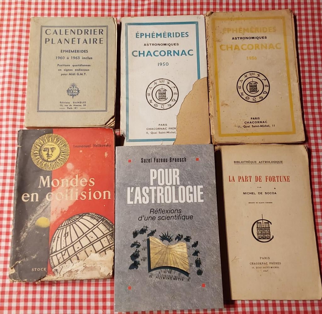 Livres anciens sur l’astrologie,calendrier, éphémérides, Enlèvement ou Envoi