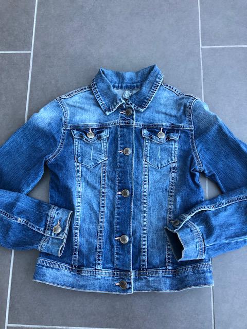 Jeans jas Maat 146-152 ZARA, Ophalen of Verzenden, Gebruikt, Meisje, Jas