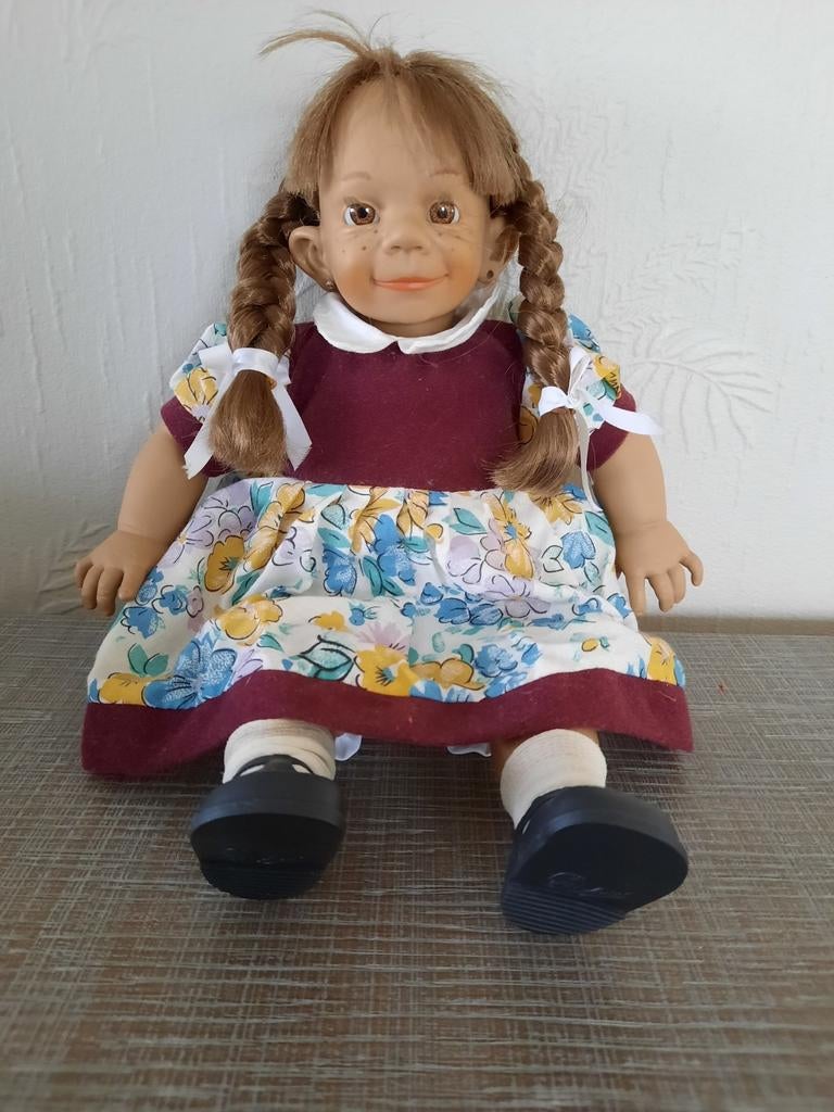 Poupée de personnage vintage avec taches de rousseur, Enlèvement ou Envoi, Comme neuf