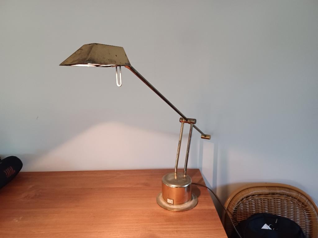 Lampe de table massive, années 1980, Enlèvement, Utilisé, Métal