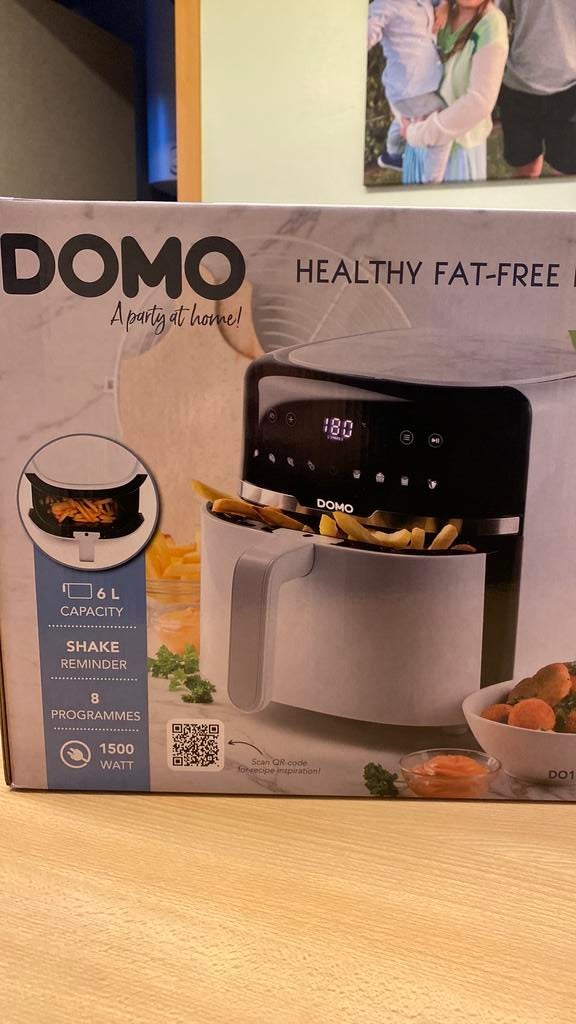 Domo airfryer, Elektronische apparatuur, Ophalen, Nieuw, Airfryer