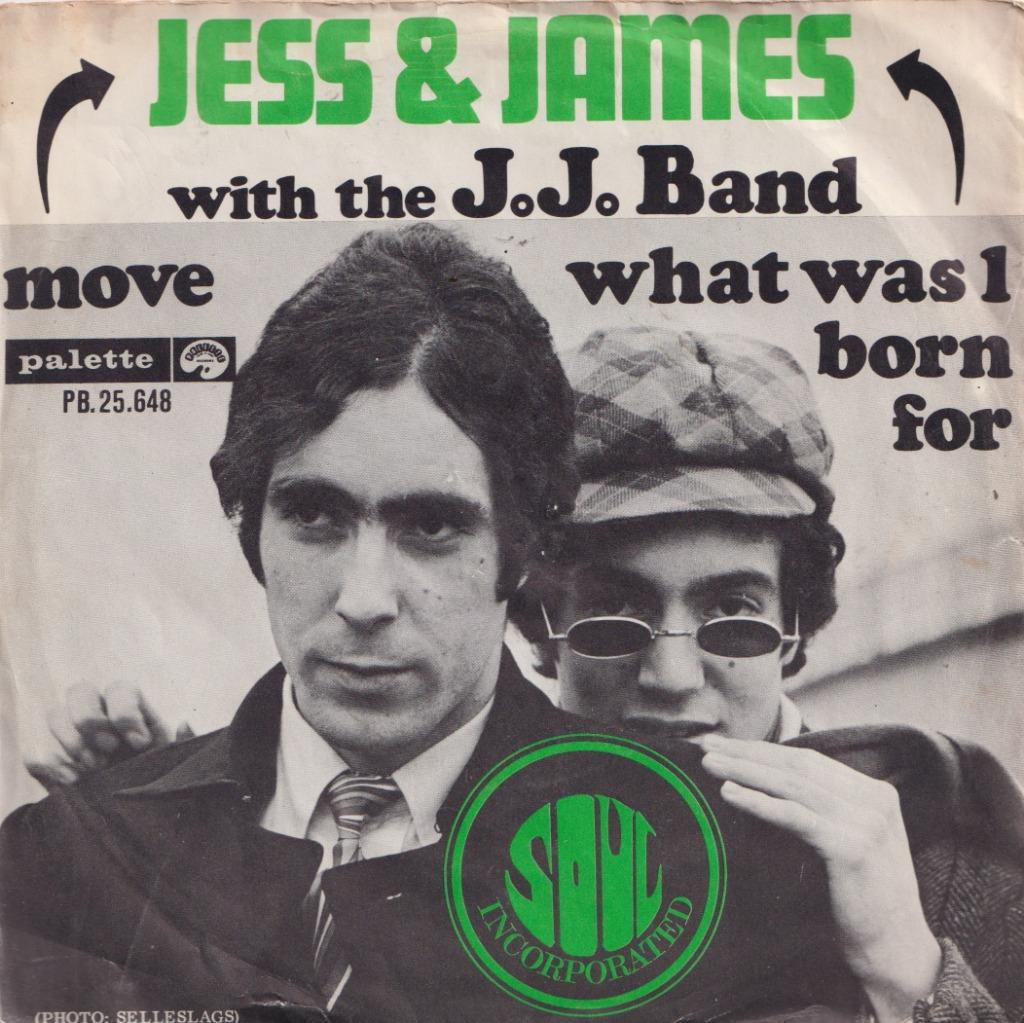 Jess & James with the J.J. Band – Move / What was I born for, Gebruikt, 7 inch, Single, Ophalen of Verzenden