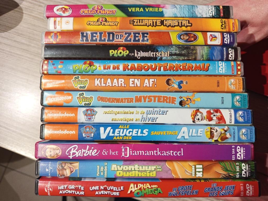 Dvd's kinderfilms, Enlèvement