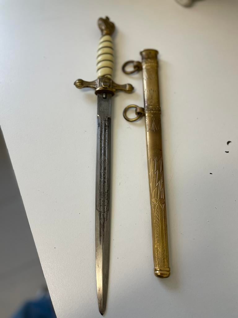 Dague de marine allemande, Enlèvement ou Envoi, Marine