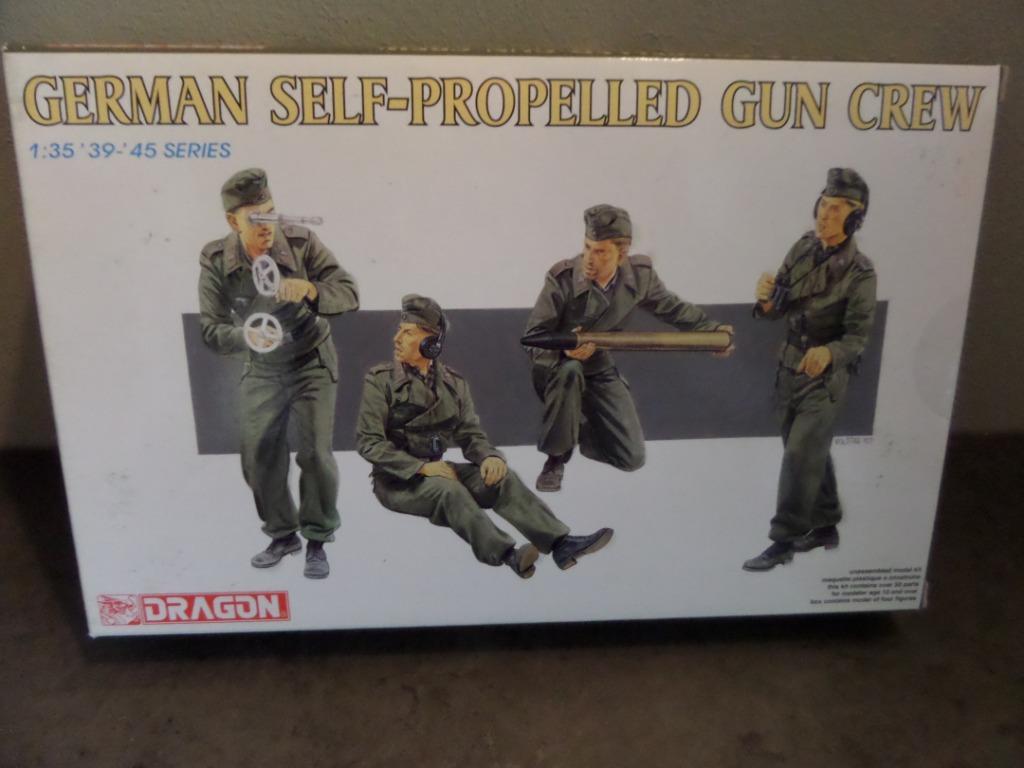 Modelbouw Figuren German Sef-Propelled Gun Crew, Enlèvement ou Envoi, Comme neuf, 1:35 à 1:50, Personnage ou Figurines