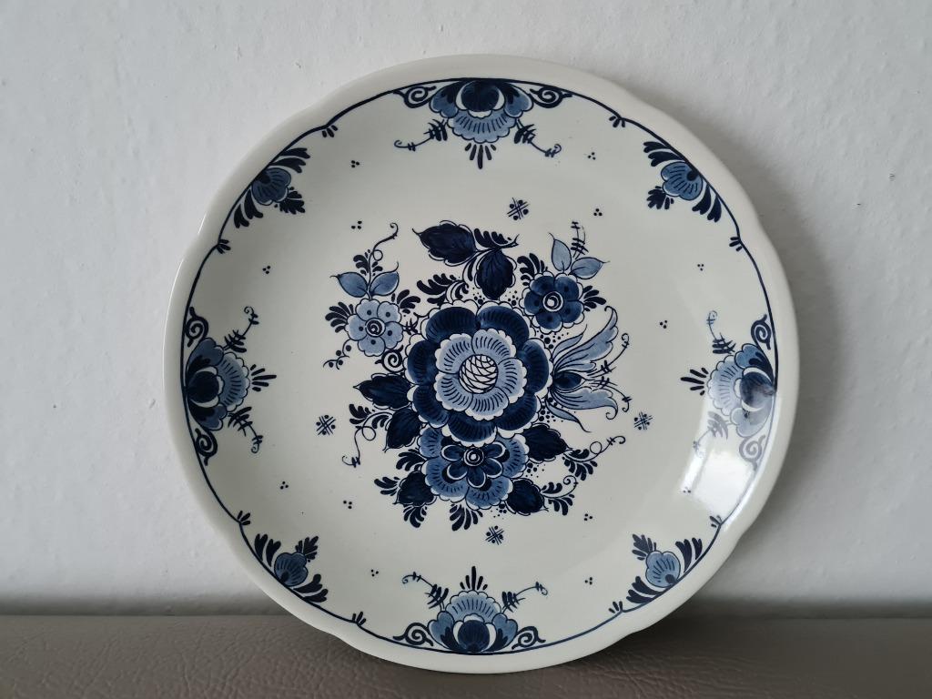 Prachtig bord in delfts blauw, Ophalen of Verzenden
