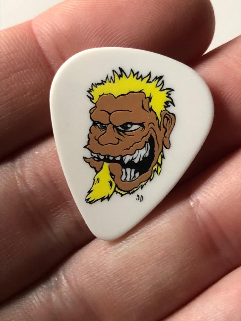 Metallica james Hetfield  cartoon Guitarpick plectrum, Cd's en Dvd's, Cd's | Hardrock en Metal, Zo goed als nieuw, Ophalen of Verzenden