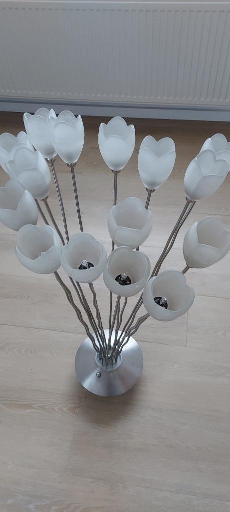 Harco Loor design hanglamp 15 tulpen, Ophalen, 75 cm of meer, Modern, Glas
