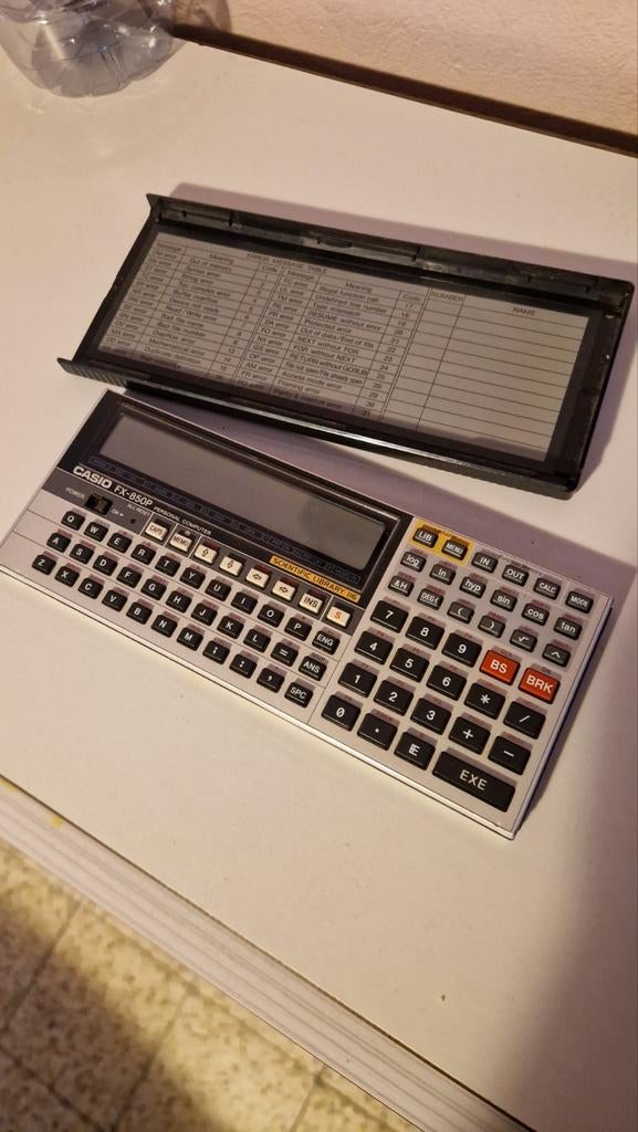 Rare! Casio FX-850p Retro computer BASIC, Enlèvement ou Envoi
