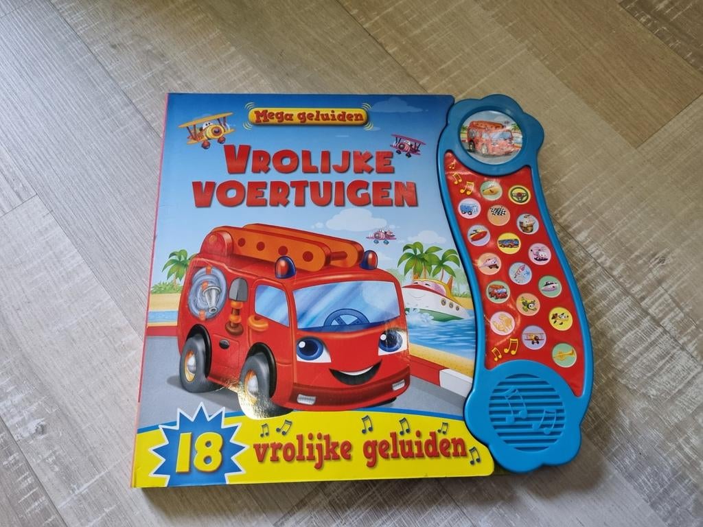 Vrolijke voertuigen geluidenboek, Boeken, Ophalen of Verzenden, Zo goed als nieuw
