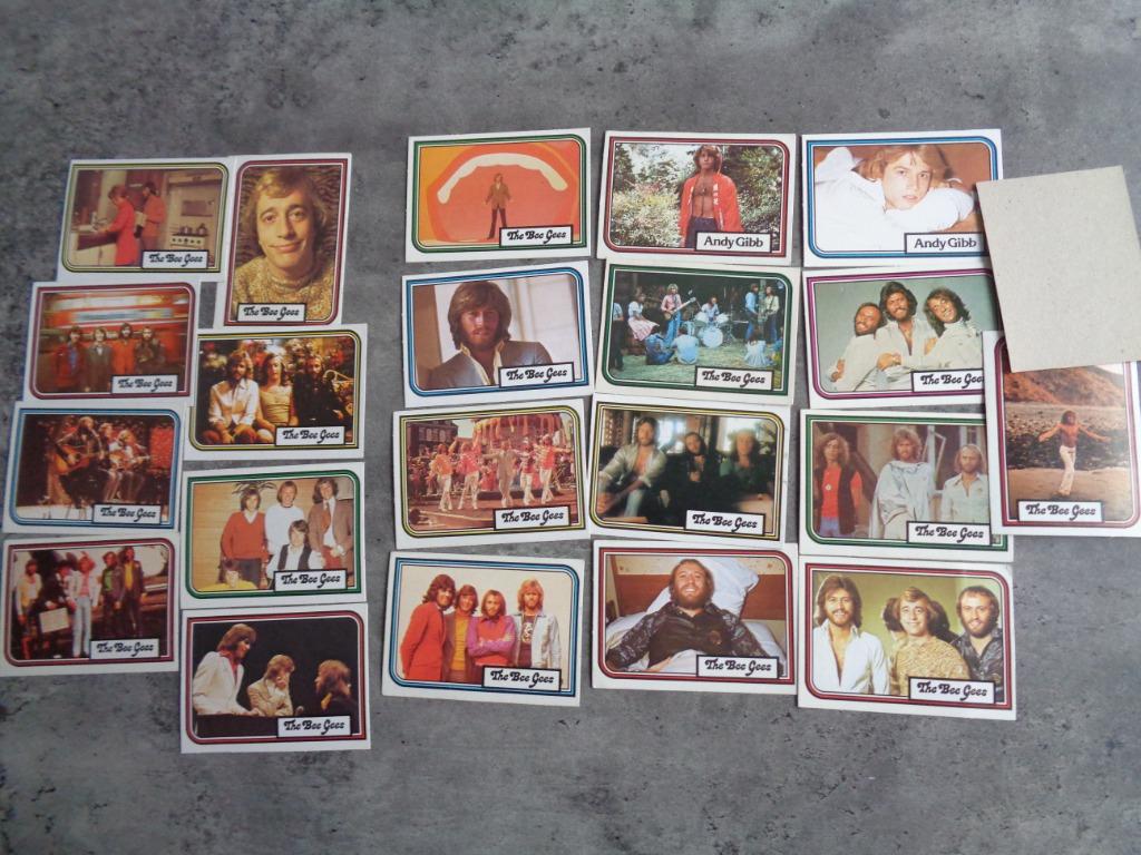 CARTES MONTY GUM BEE GHOST ANDY GIBB 22X ANNO 1978, Envoi