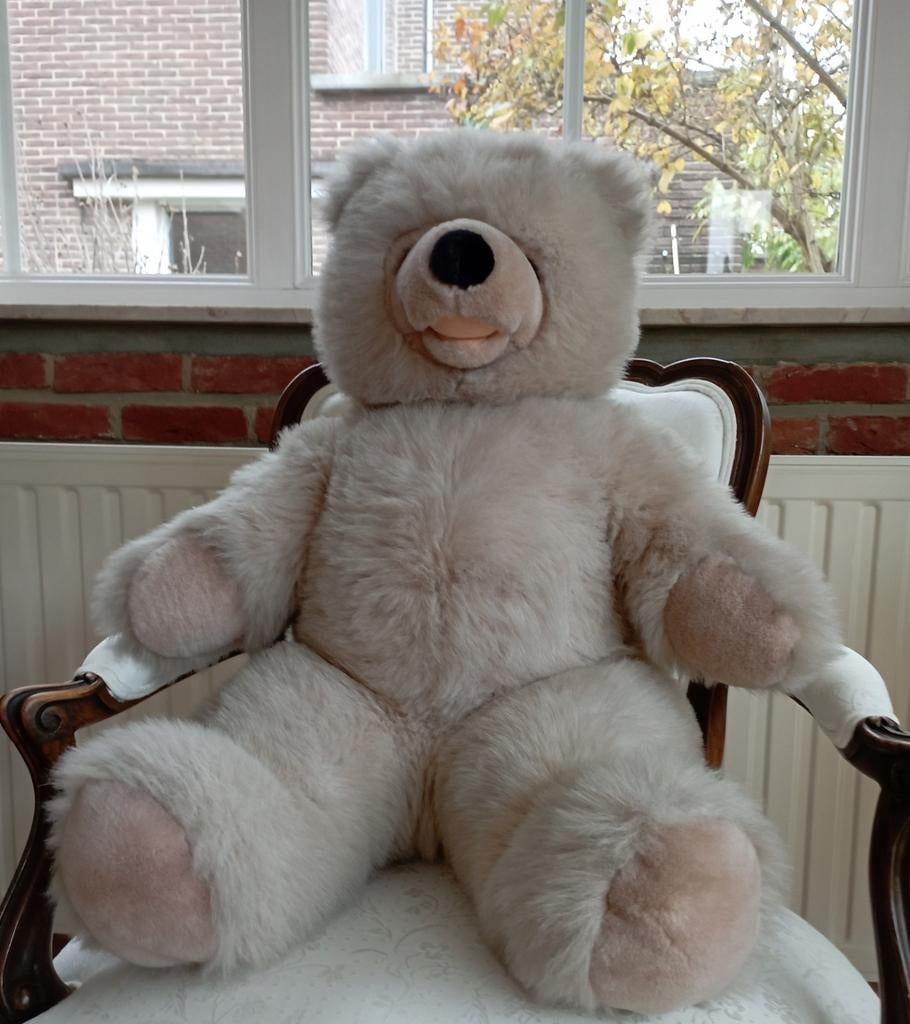 Grijze teddybeer in perfecte staat., Ophalen, Nieuw