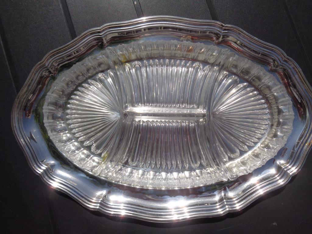 Plat pour l'apéritif 4 portions séparées, Maison & Meubles, Enlèvement ou Envoi, Comme neuf, Verre, Balance