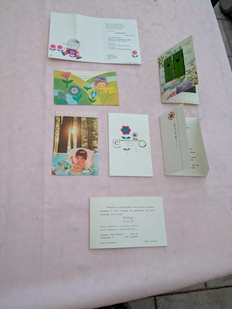 Geboortekaartjes 1976, Enlèvement ou Envoi, 1970 à 1980, Carte de naissance